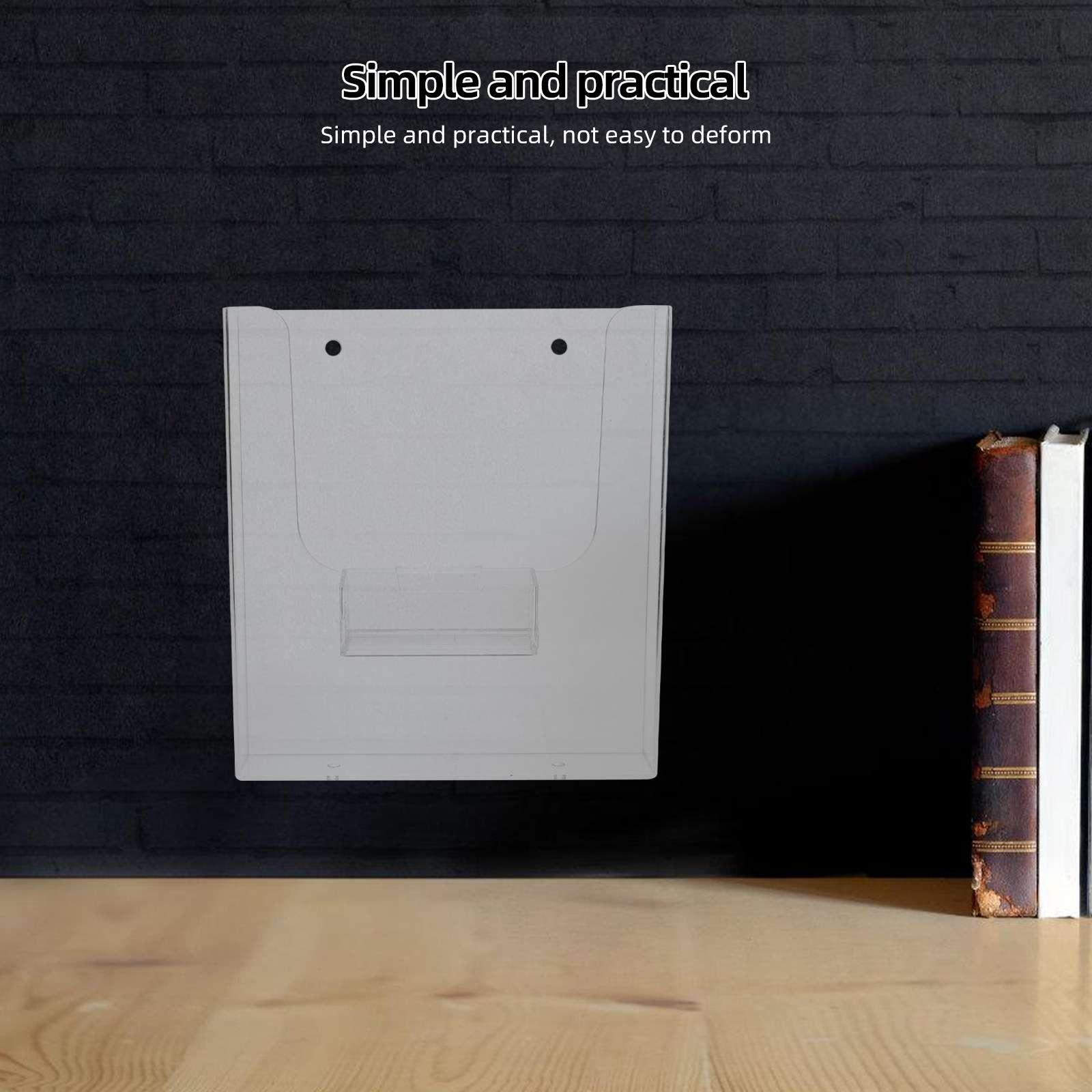 Magazine Holder Rack - 아크릴 A4 사이즈 잡지꽂이, 벽걸이형 파일