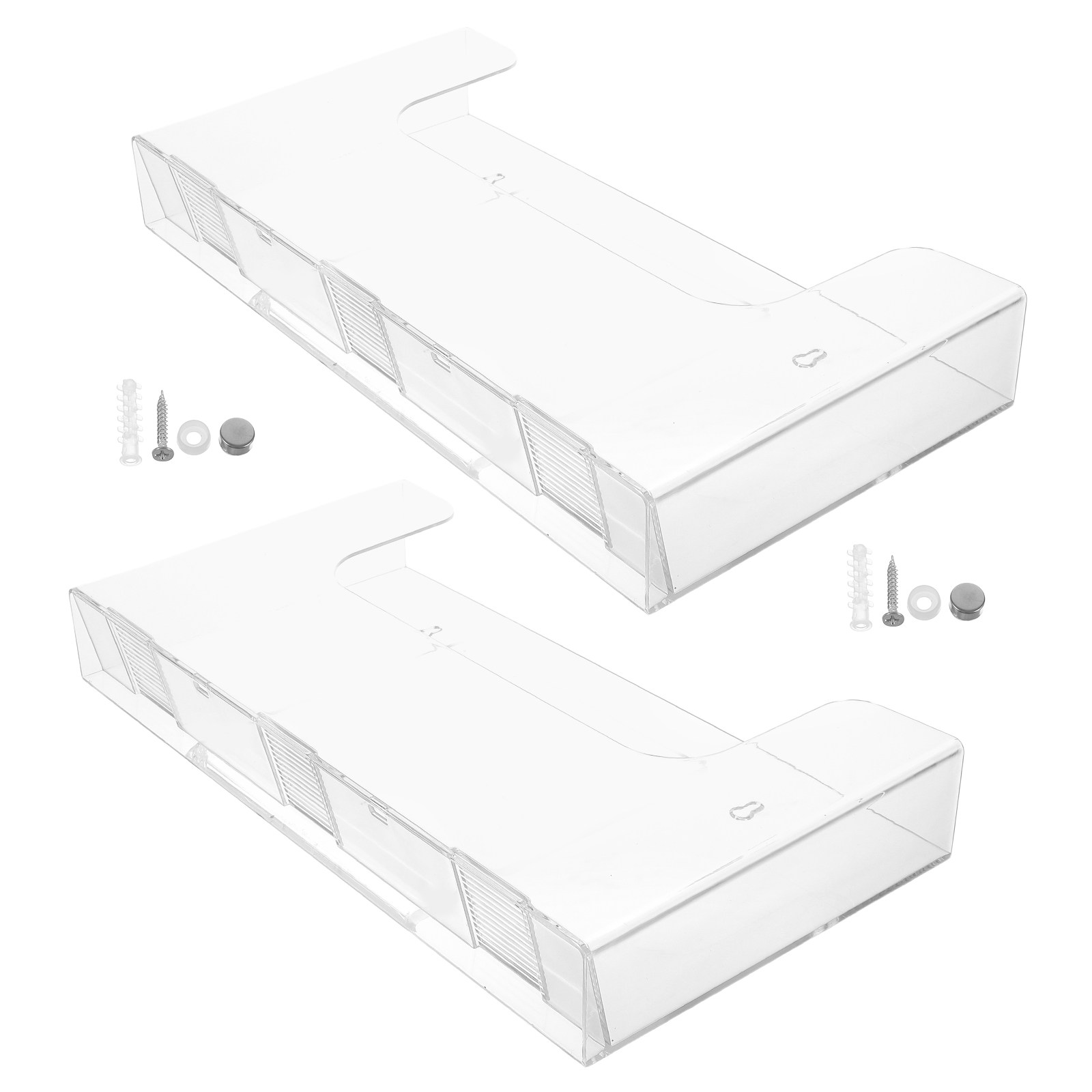 Magazine Holder Rack - 아크릴 소재 벽걸이 파일 정리대 2개