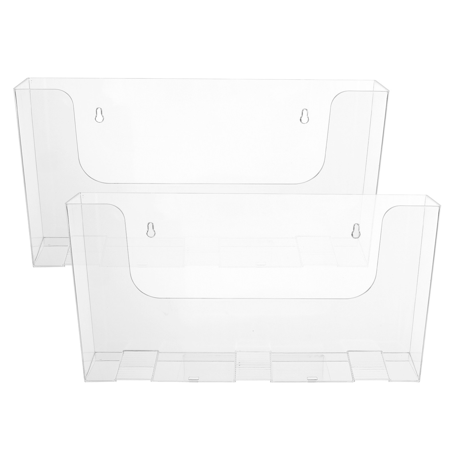 아크릴 벽걸이 파일 정리대 2개 세트, 투명 문서 정리 - Magazine Holder Rack 리뷰 및 가격