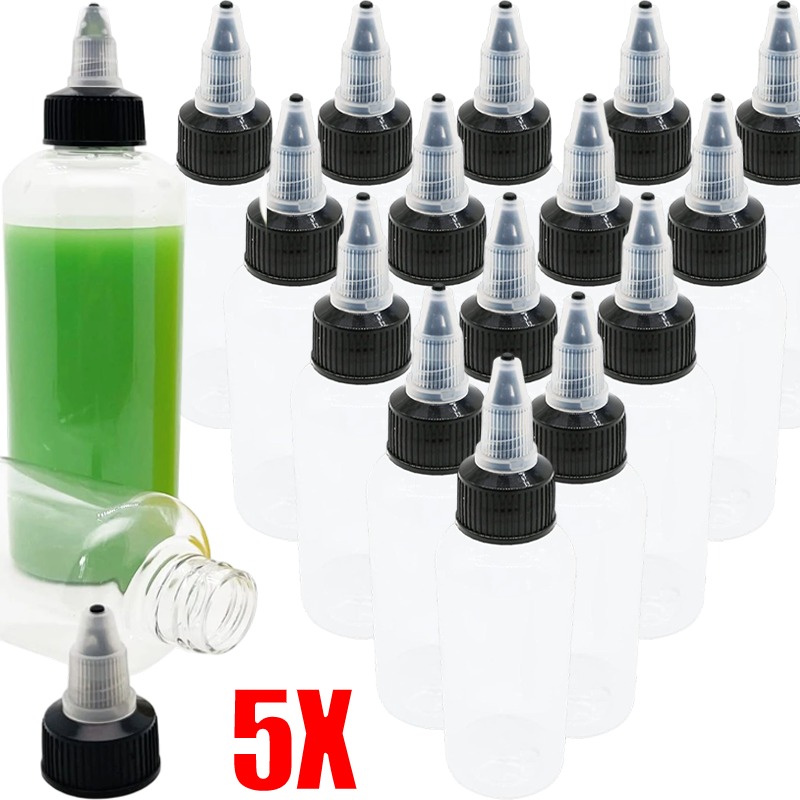 1/5pcs 트위스트 캡이있는 30-250ml 투명 플 - Fountain Pen Bottled Ink 리뷰 및 가격