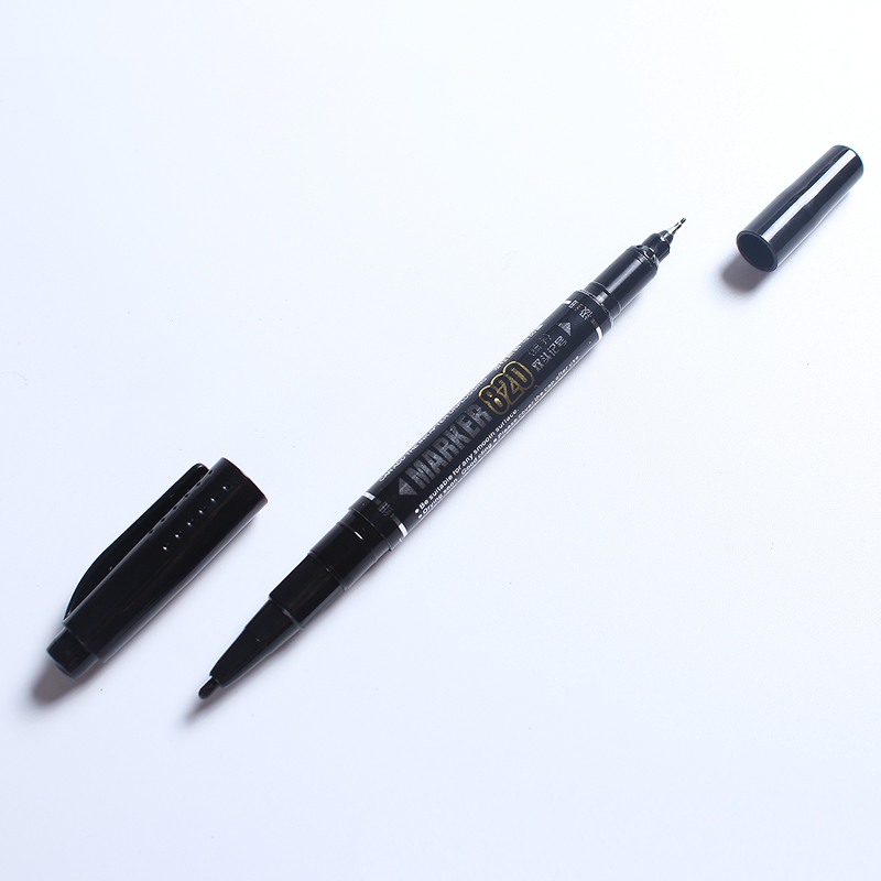 듀얼 사이드 마커 펜, 블랙 펠트 팁 펜, 블랙 듀얼  - Correction Pen Fine 리뷰 및 가격