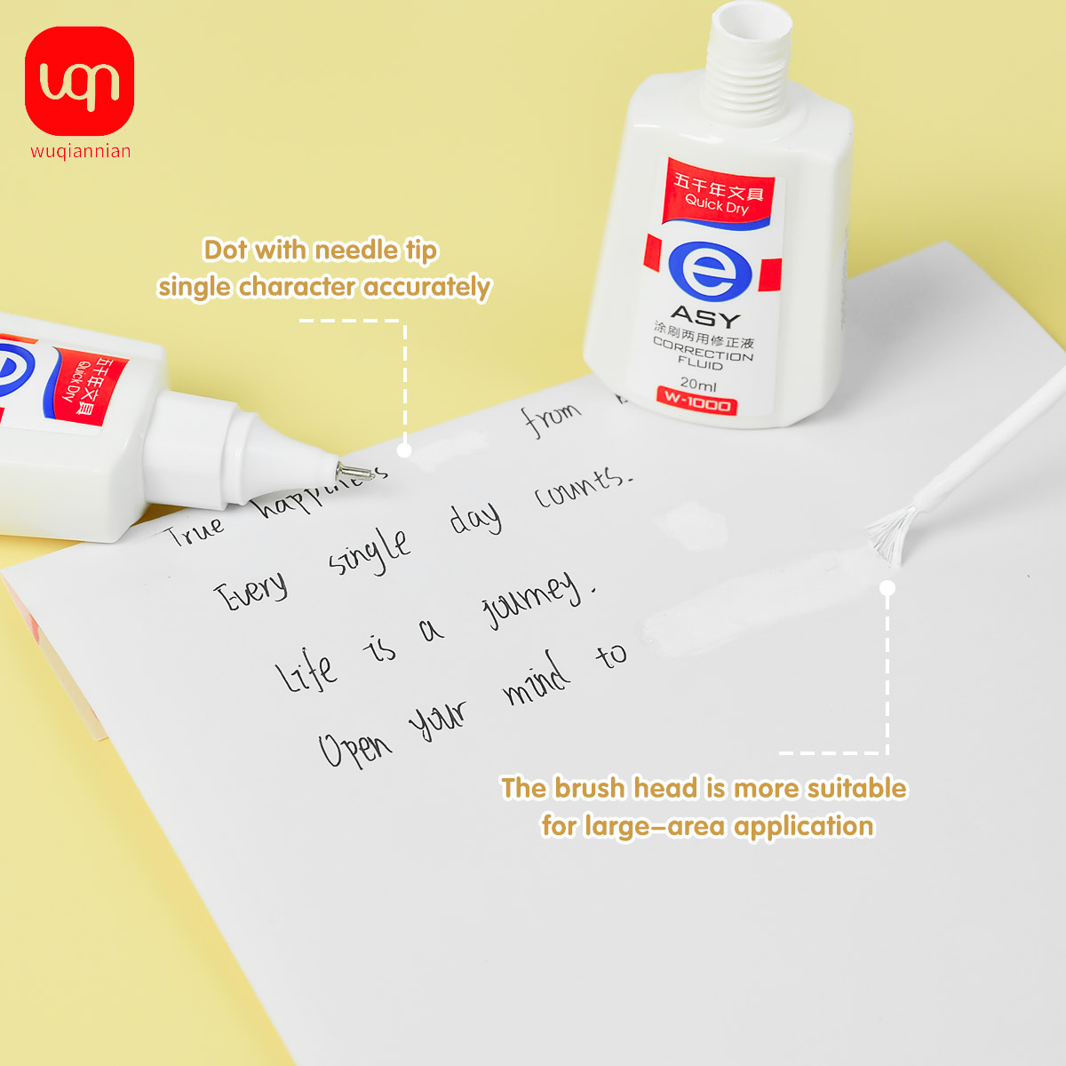 WQN 퀵드라이 수정액, 20ml, 흰색, 사용이 간편 - Correction Pen Fine 리뷰 및 가격