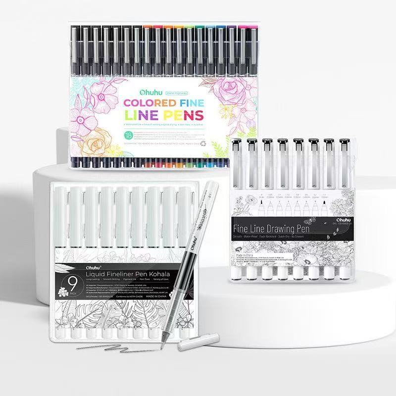 Ohuhu 마이크로 펜 Fineliner 드로잉 펜 8 - Correction Pen Fine 리뷰 및 가격