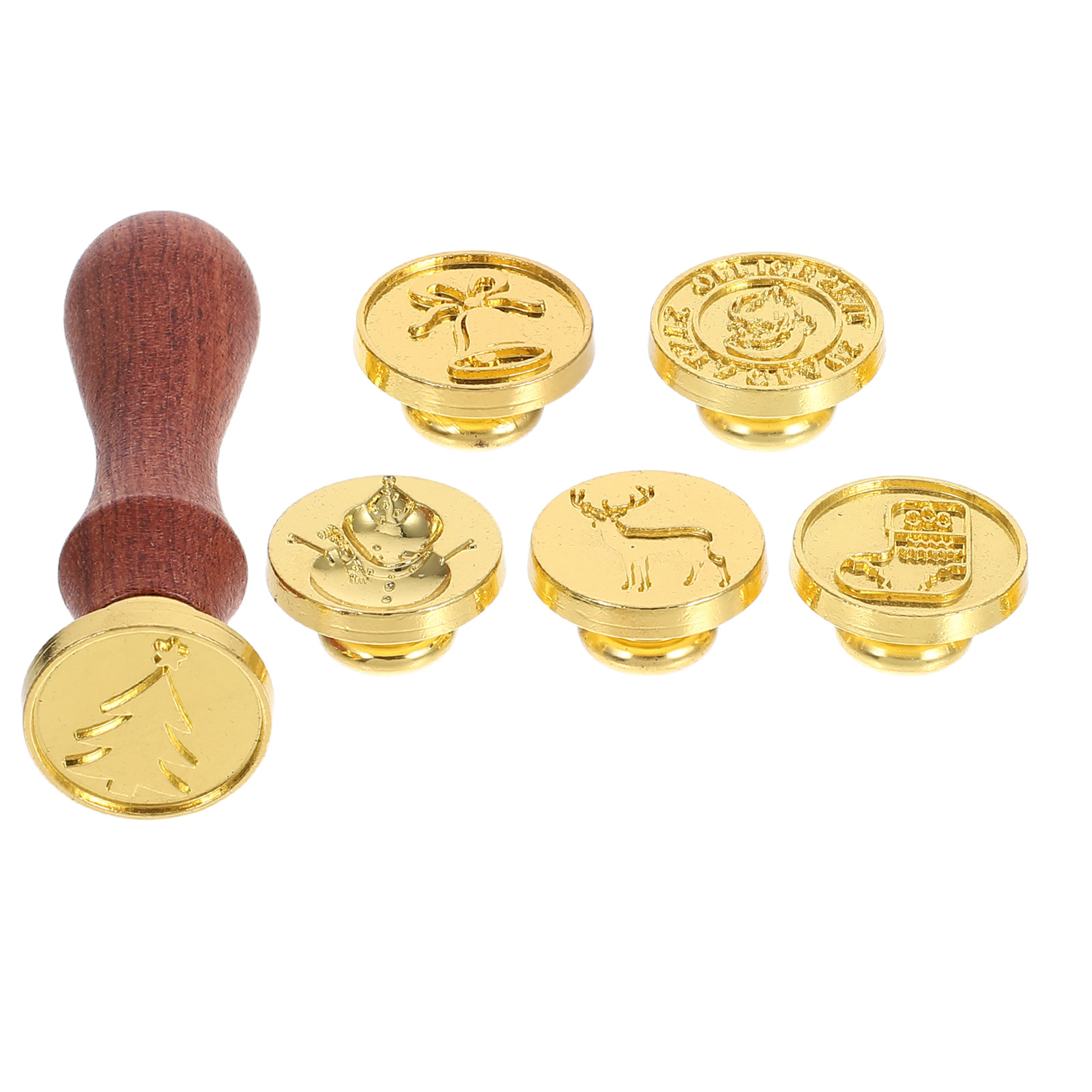 1세트 빈티지 왁스 씰 스탬프 세트, 크리스마스 패턴, - Wax Seal Stamp Set 리뷰 및 가격
