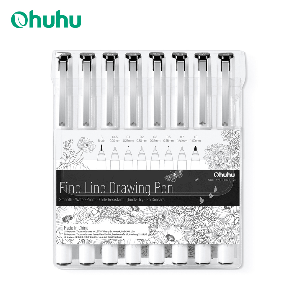 Ohuhu 마이크로 펜 Fineliner 드로잉 펜 8 - Correction Pen Fine 리뷰 및 가격