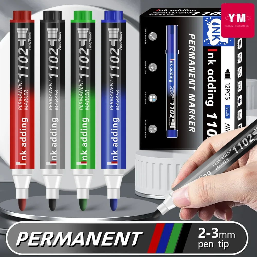 1/10/50pcs 영구 마커 펜, 미세 팁, 2mm  - Correction Pen Fine 리뷰 및 가격