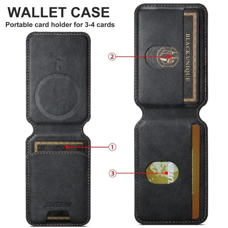 고품질 비즈니스 슬림 가죽 마그세이프 마그네틱 카드 홀 - Index Card Holder 리뷰 및 가격
