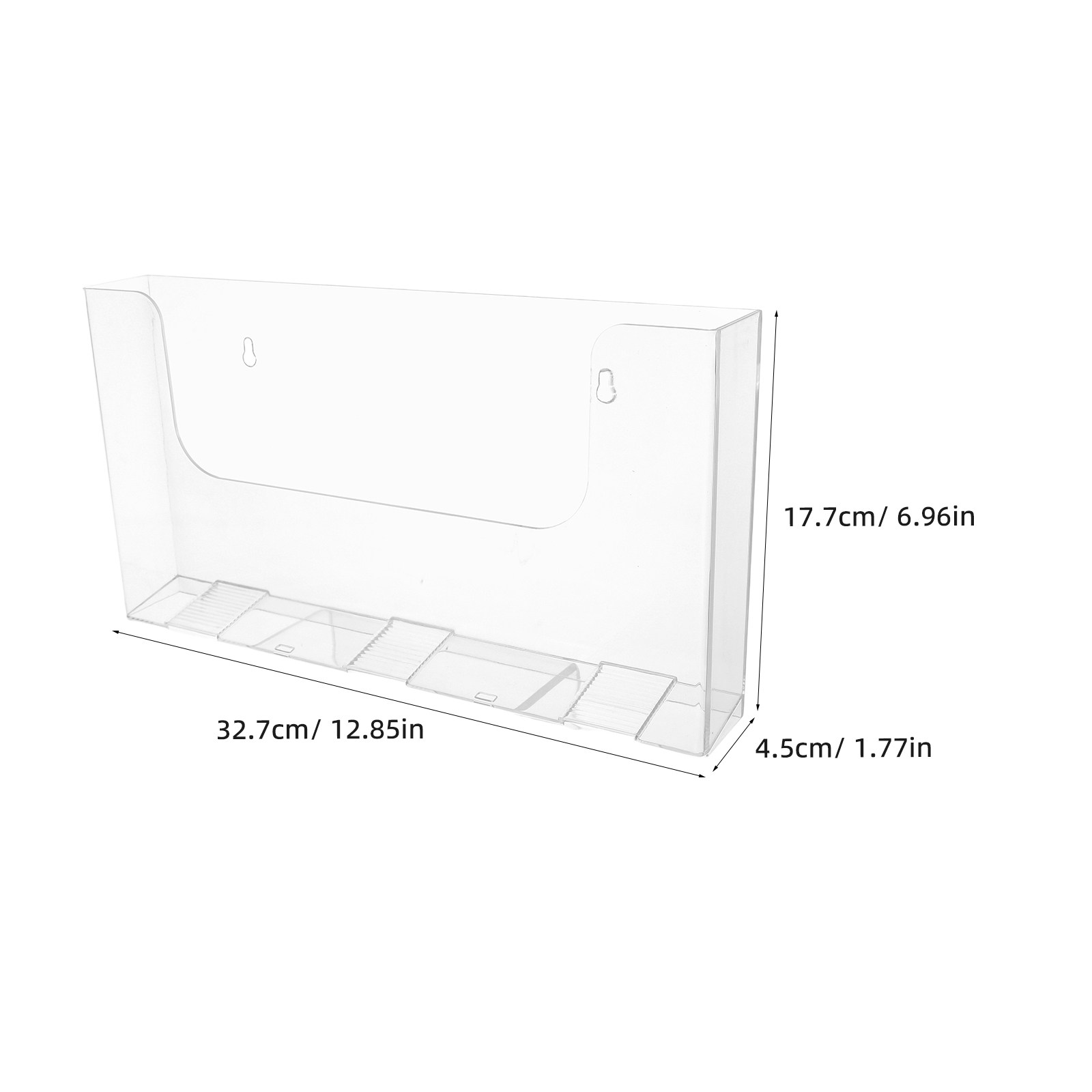 아크릴 소재 벽걸이 파일 정리대 2개 세트, 투명 잡지 - Magazine Holder Rack 리뷰 및 가격