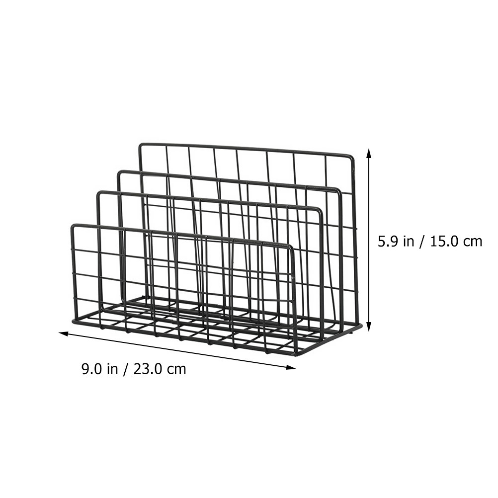 데스크탑용 메일 정리대, 금속 재질, 3칸 분리형, 공 - Magazine Holder Rack 리뷰 및 가격